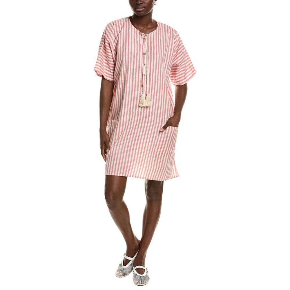 Emerson Fry Womens  Baja Caftan, White